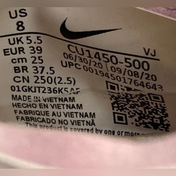 Nike Fontanka Edge ‘Light Arctic Pink’ Sneakers Size 8 MSRP $140 - Picture 11 of 12